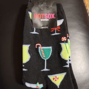 WOMENS HOTSOX BARTENDING CHRISTMAS SOCKS G6